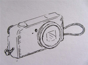 camera line drawing