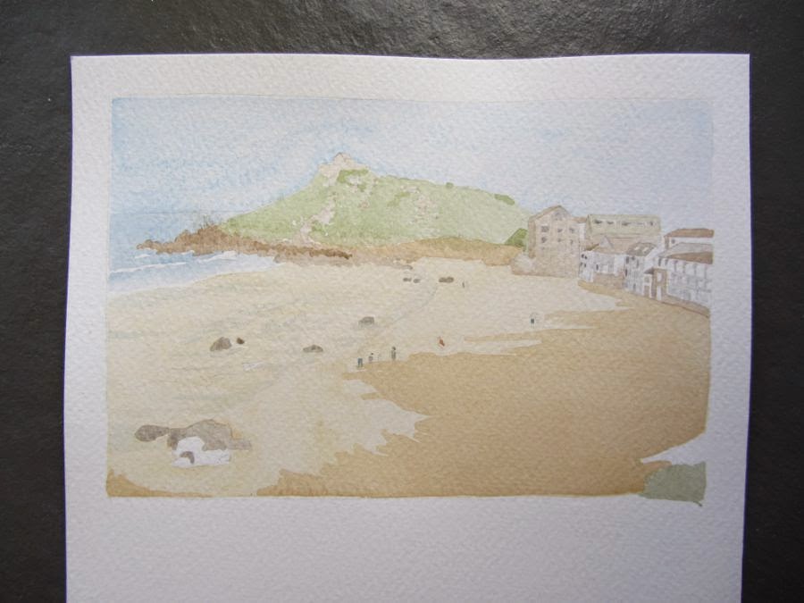 Painting of Porthmeor Beach