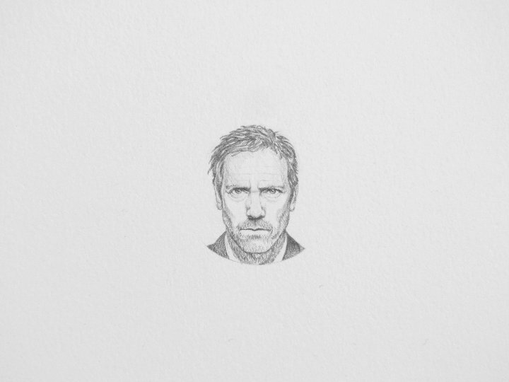 Hugh Laurie Drawing