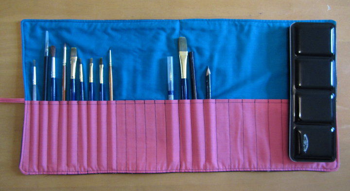 paint brush roll sewing tutorial
